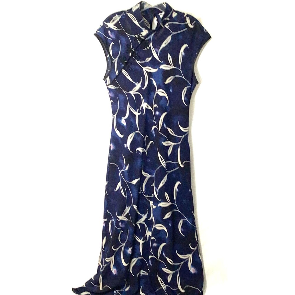 Vintage L Ronni Nicole Maxi Dress 90s Women's Retro